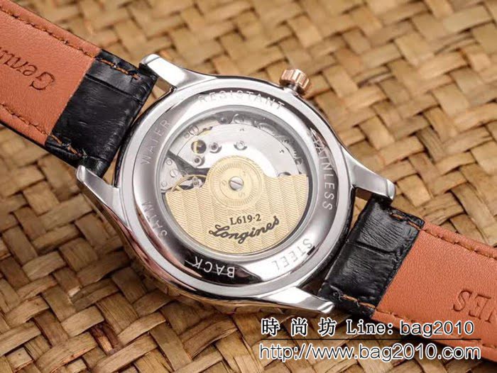LONGINES浪琴 經典大三針 全自動機械 精品男士腕表 WSS2299